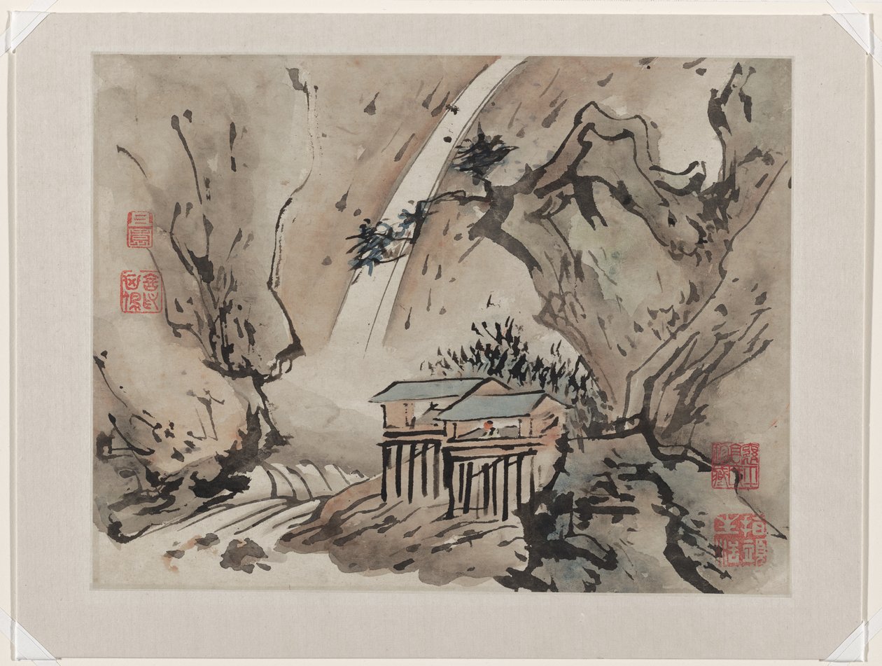 Parmak Boyama, on kişilik bir albümden by Gao Qipei