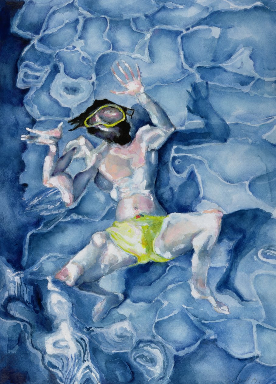 Yüzücü, 1989 by Gareth Lloyd Ball