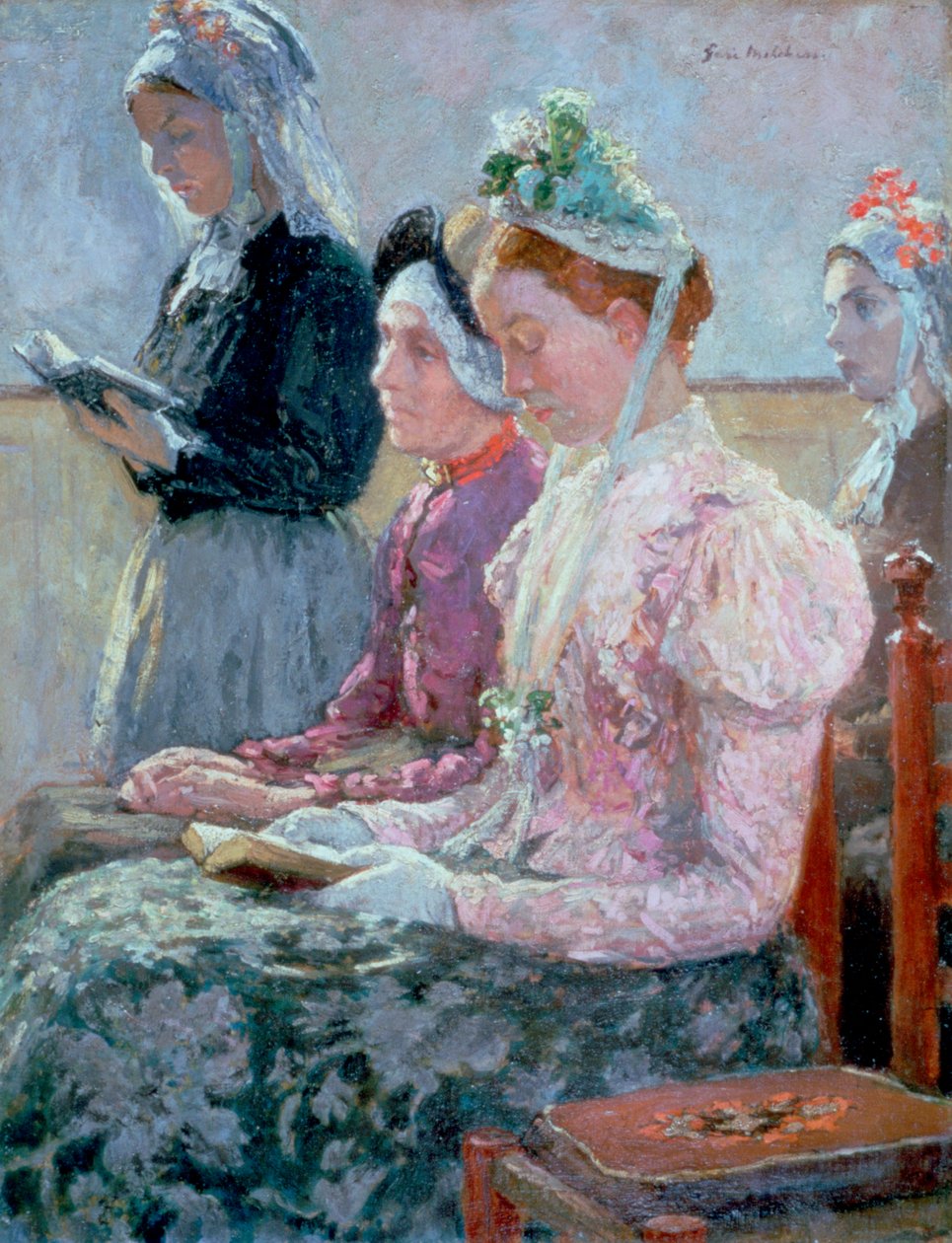 Pazar Sabahı, c1900 by Julius Garibaldi Melchers