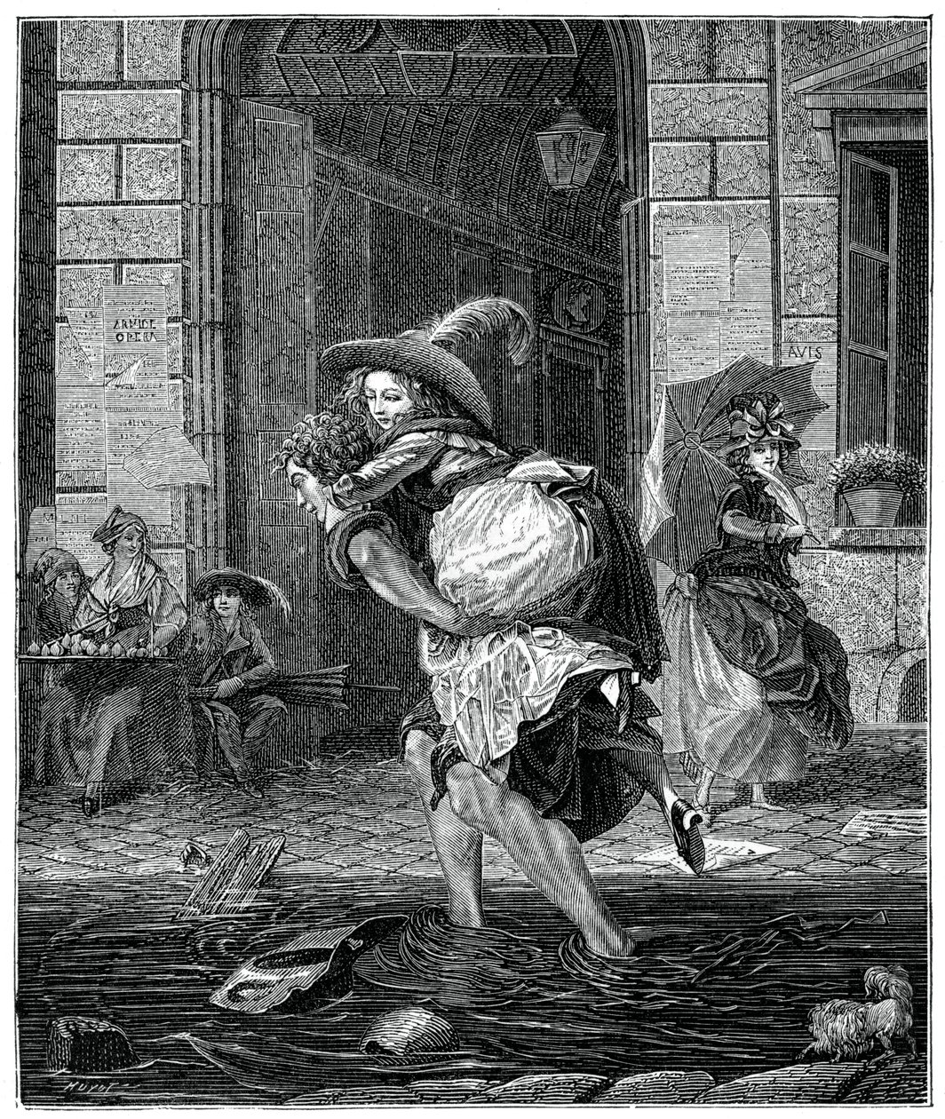 Fırtınadan Geçiş, 1885. by Garnier