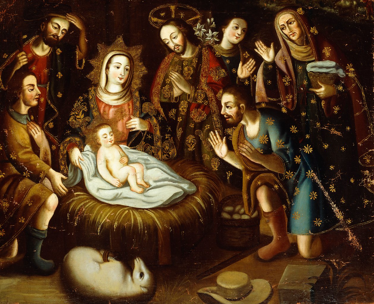Çobanların hayranlığı, by Gaspar Miguel de Berrio