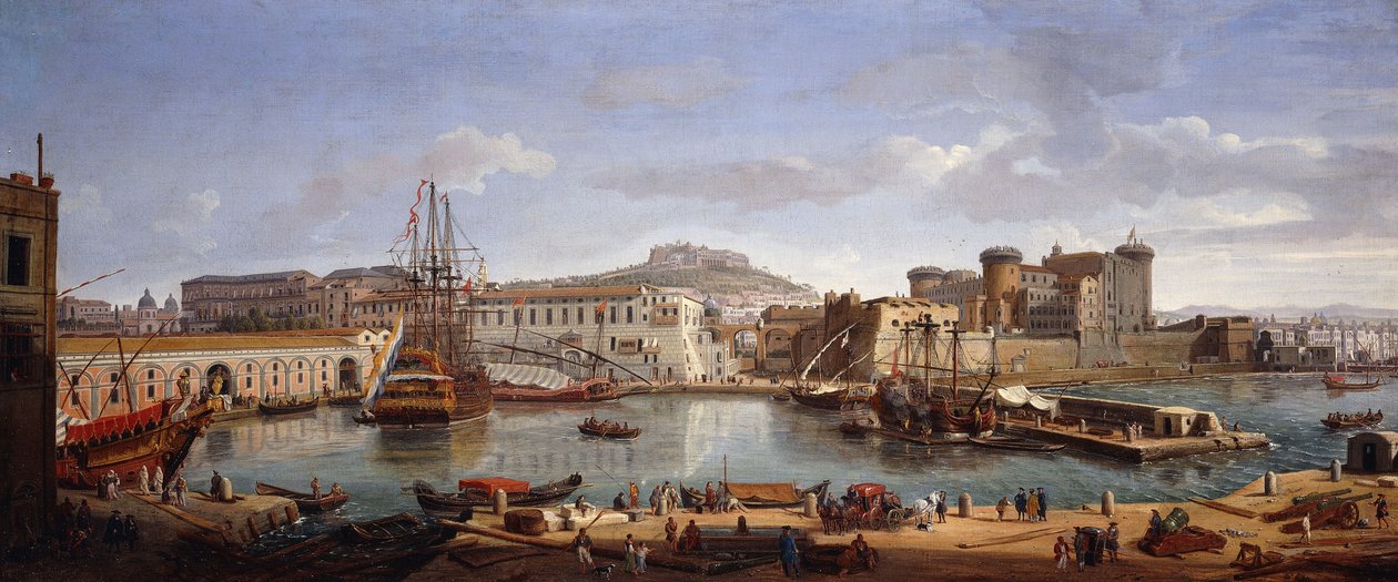 Darsena, Napoli, c.1702 by Gaspar van Wittel