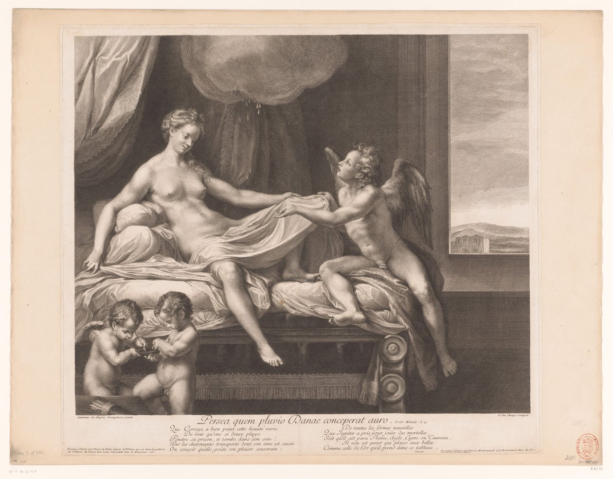 Jüpiter ve Danae by Gaspard Duchange
