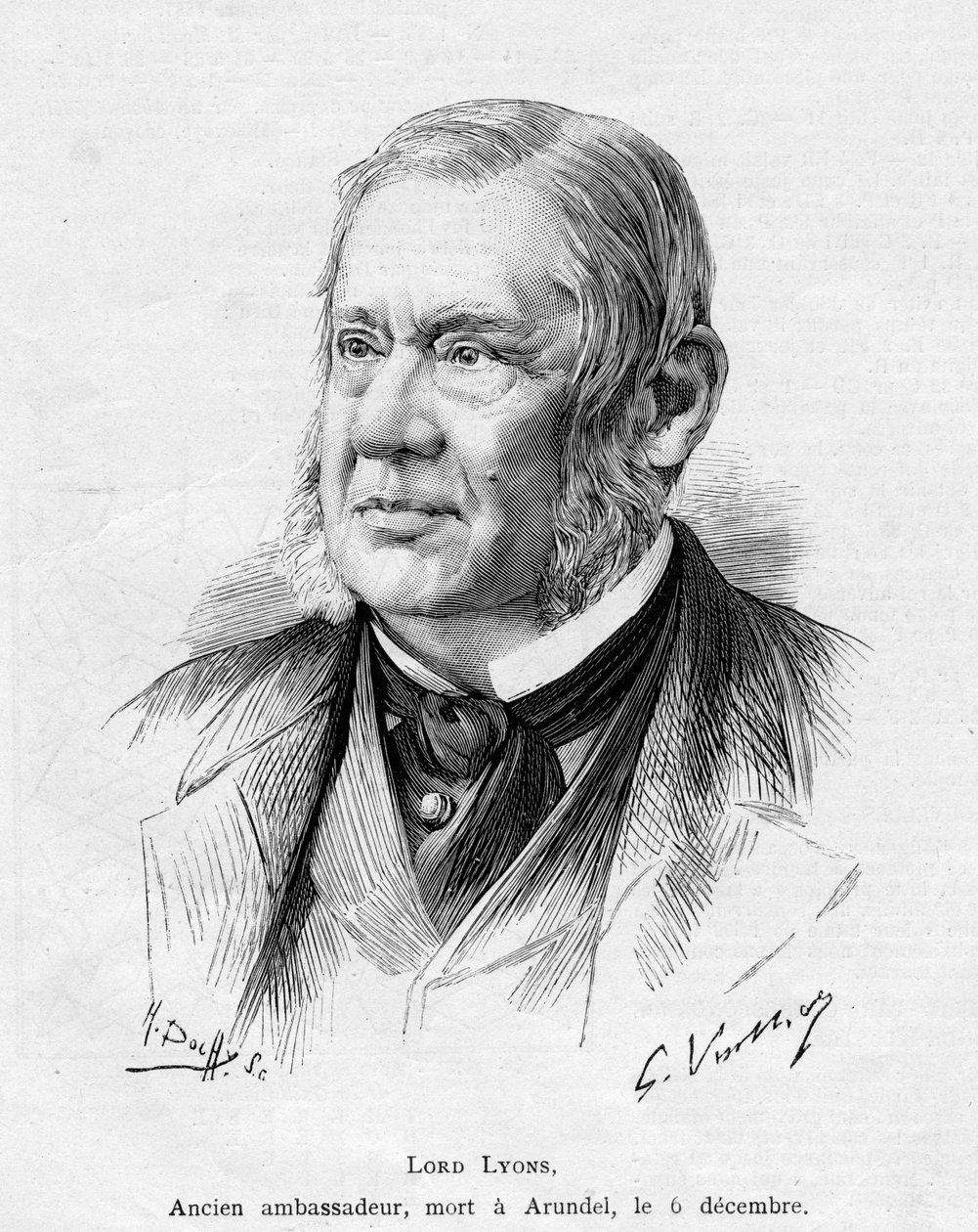 Lord Lyons, 1887 by Gaston Vuillier