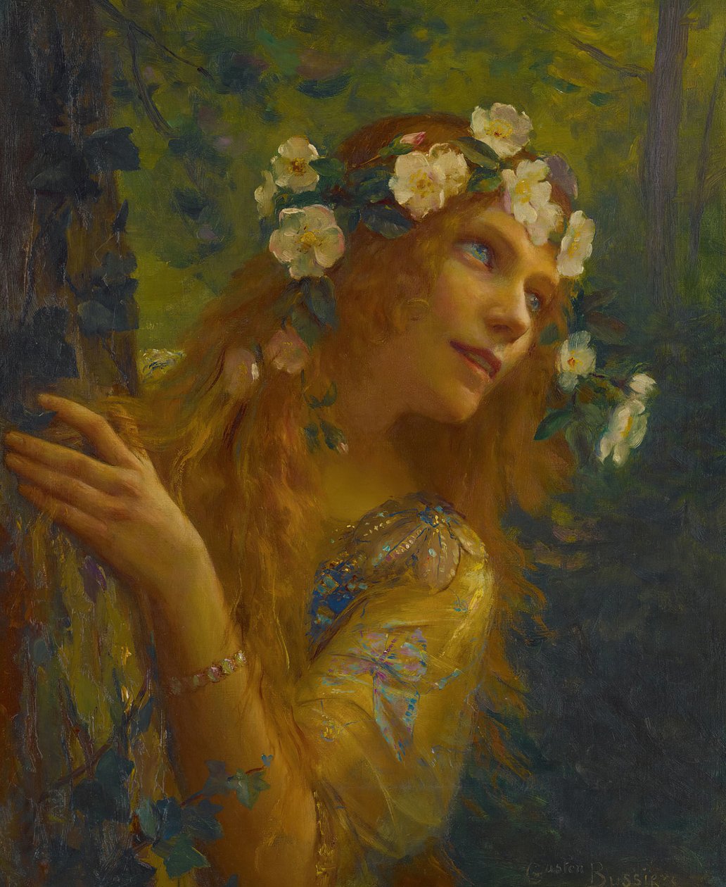 Leilah, yaklaşık 1910-1913. by Gaston Bussiere