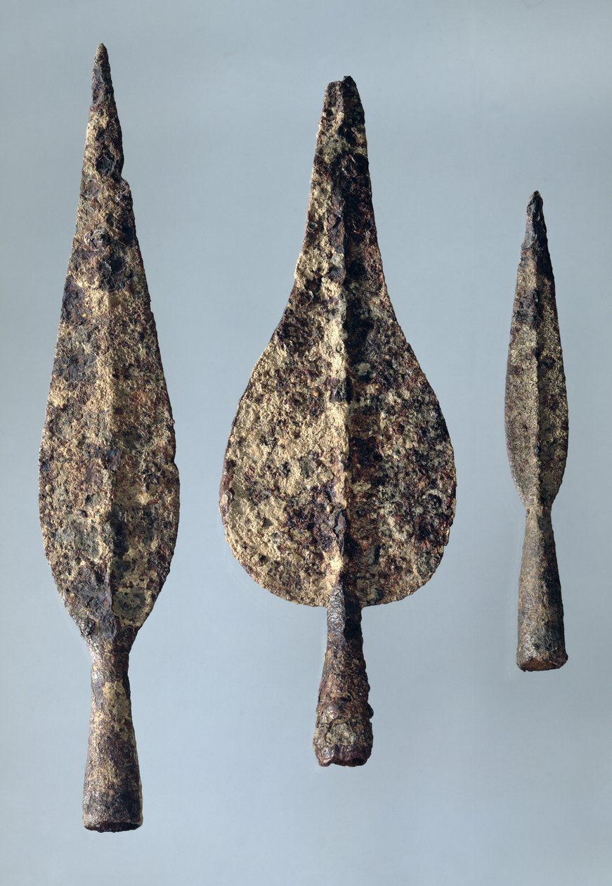 Mızrak ve Cirit Başları, MÖ 475-300 (bronz) by Gaulish