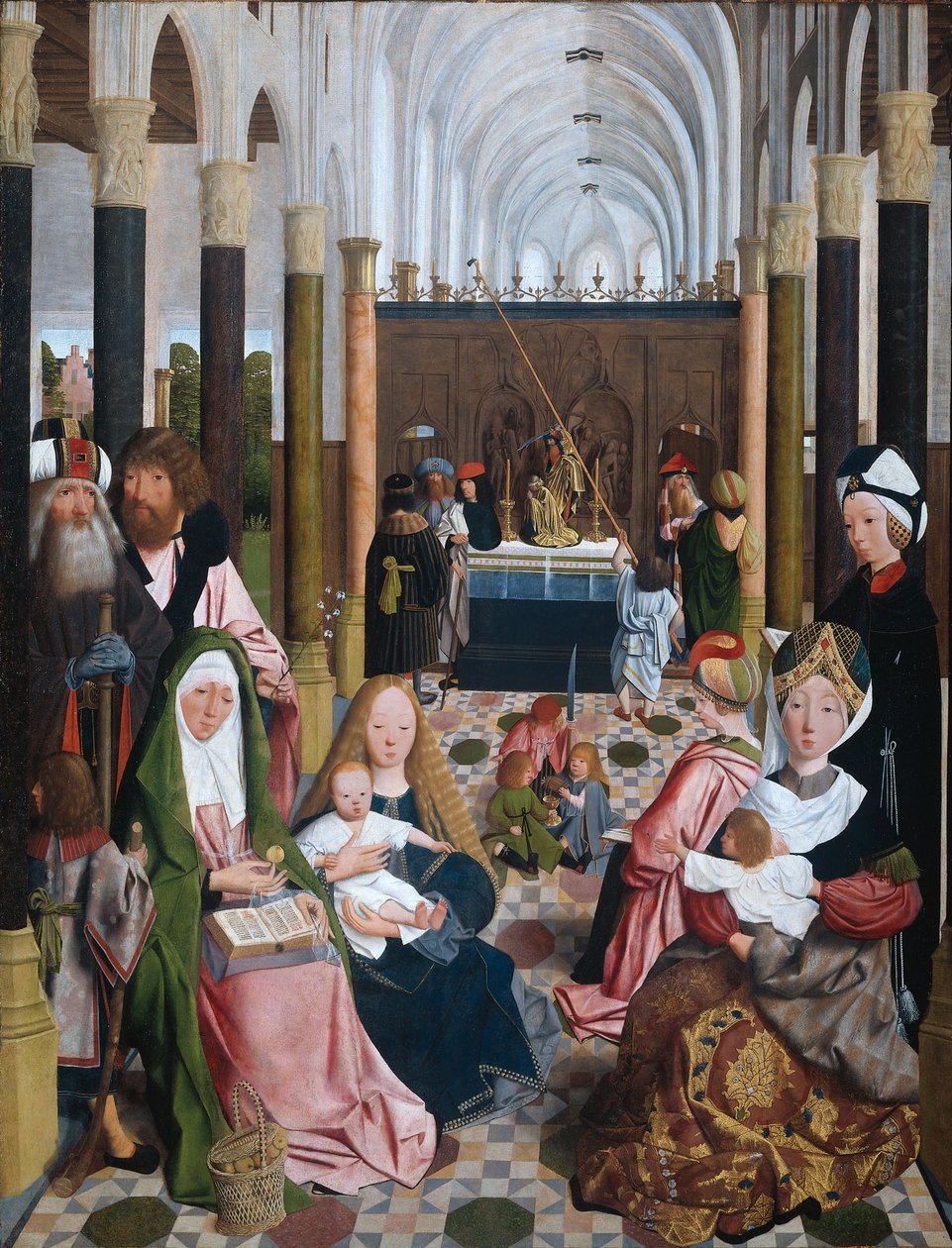Kutsal Akrabalık, 1493 by Geertgen Tot sint Jans
