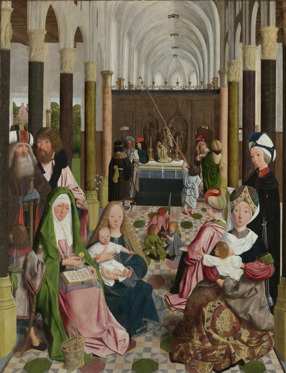 Kutsal Akrabalık, c.1495 by Geertgen Tot sint Jans