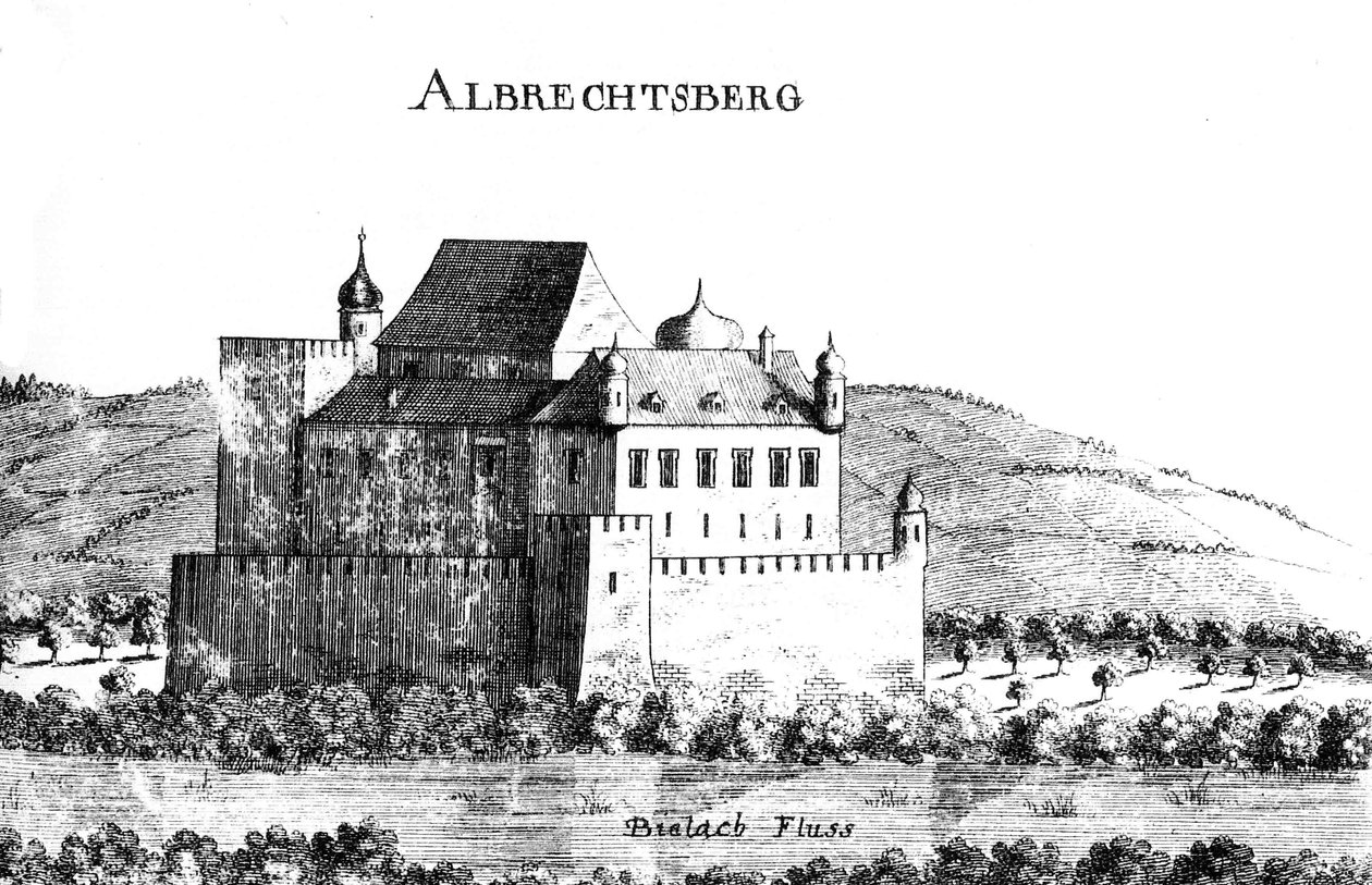 1672 civarında Albrechtsberg Kalesi
