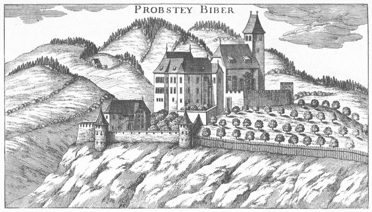 Piber Kalesi by Georg Matthaus Vischer