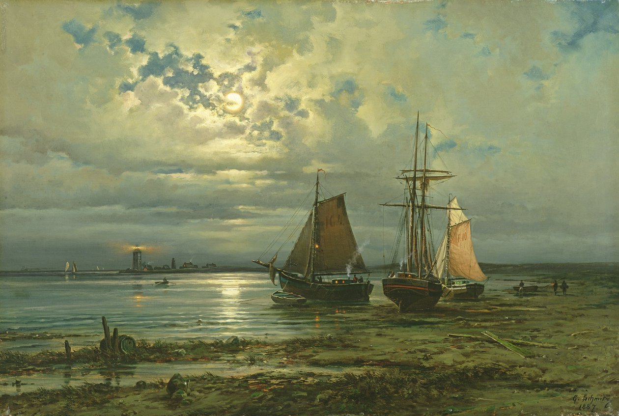 Moonlight tarafından Neuwerk by Georg Schmitz