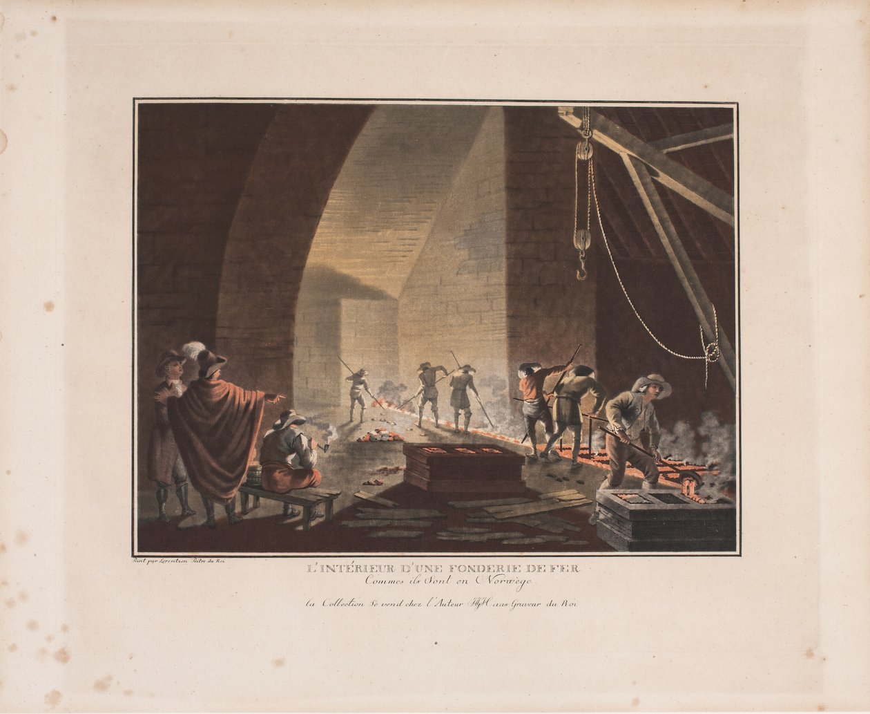 Bir demir dökümhanesinin içinde by Georg Haas