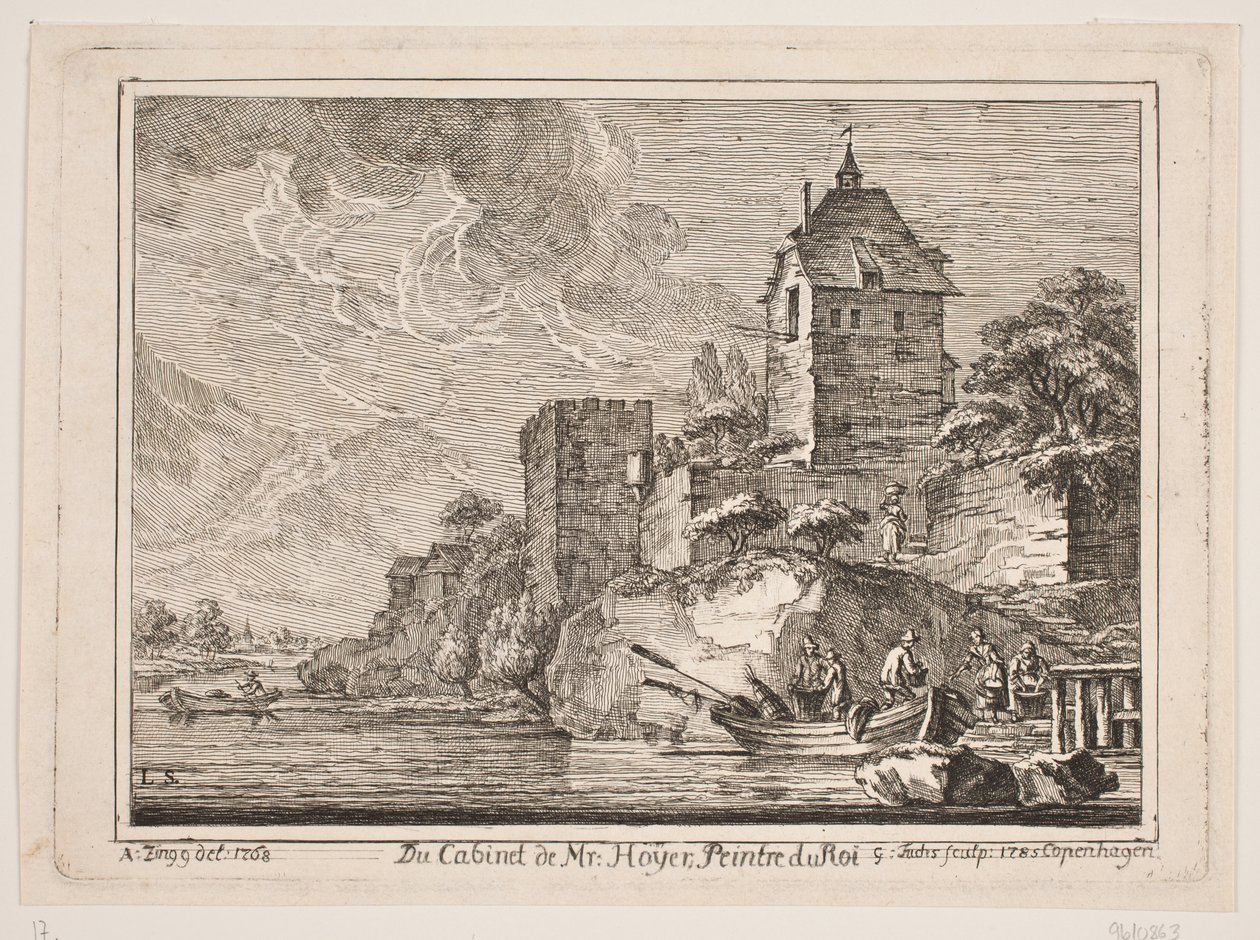 eski bir kale by Georg Mathias Fuchs