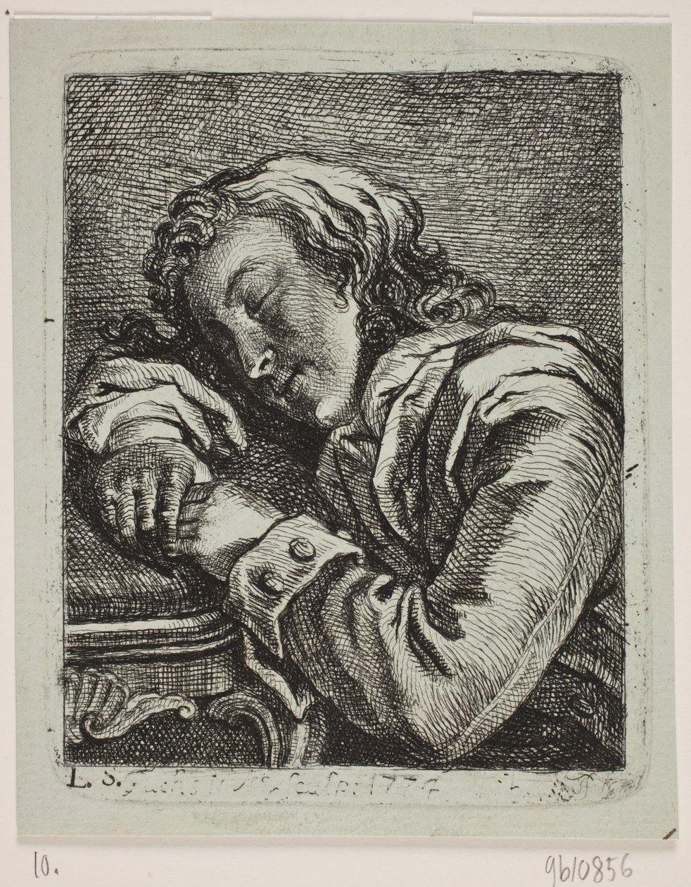 uyuyan bir adam by Georg Mathias Fuchs