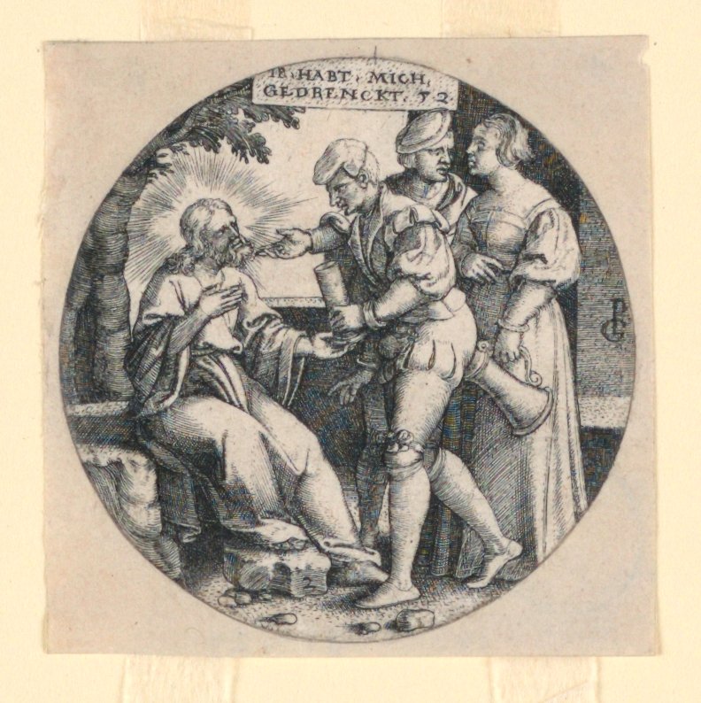 Bahçedeki İsa by Georg Pencz