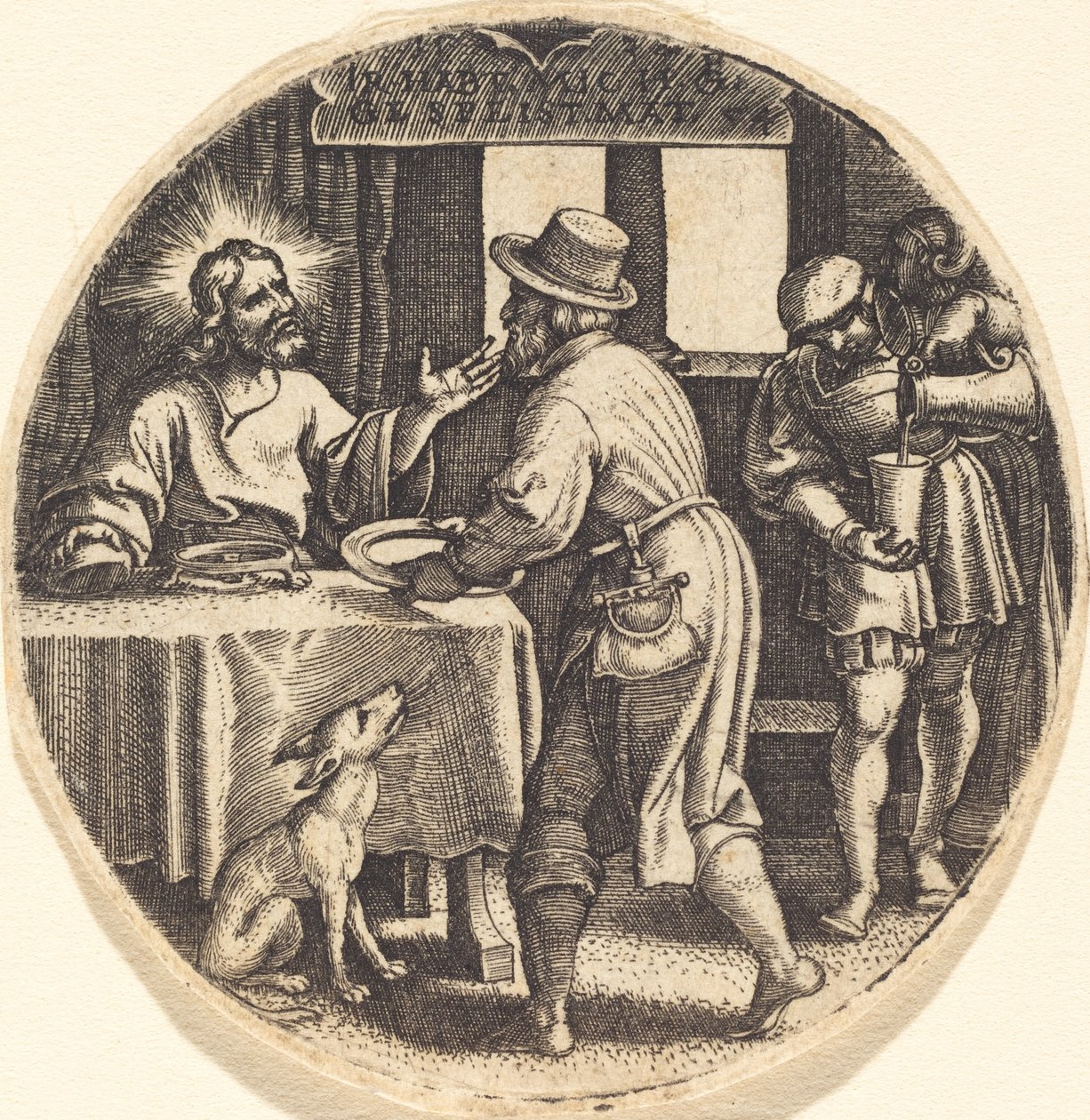 Aç beslemek için by Georg Pencz