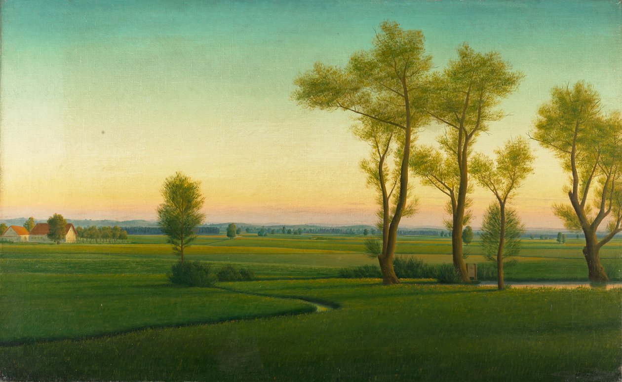 Moorlandschaft by Georg Schrimpf