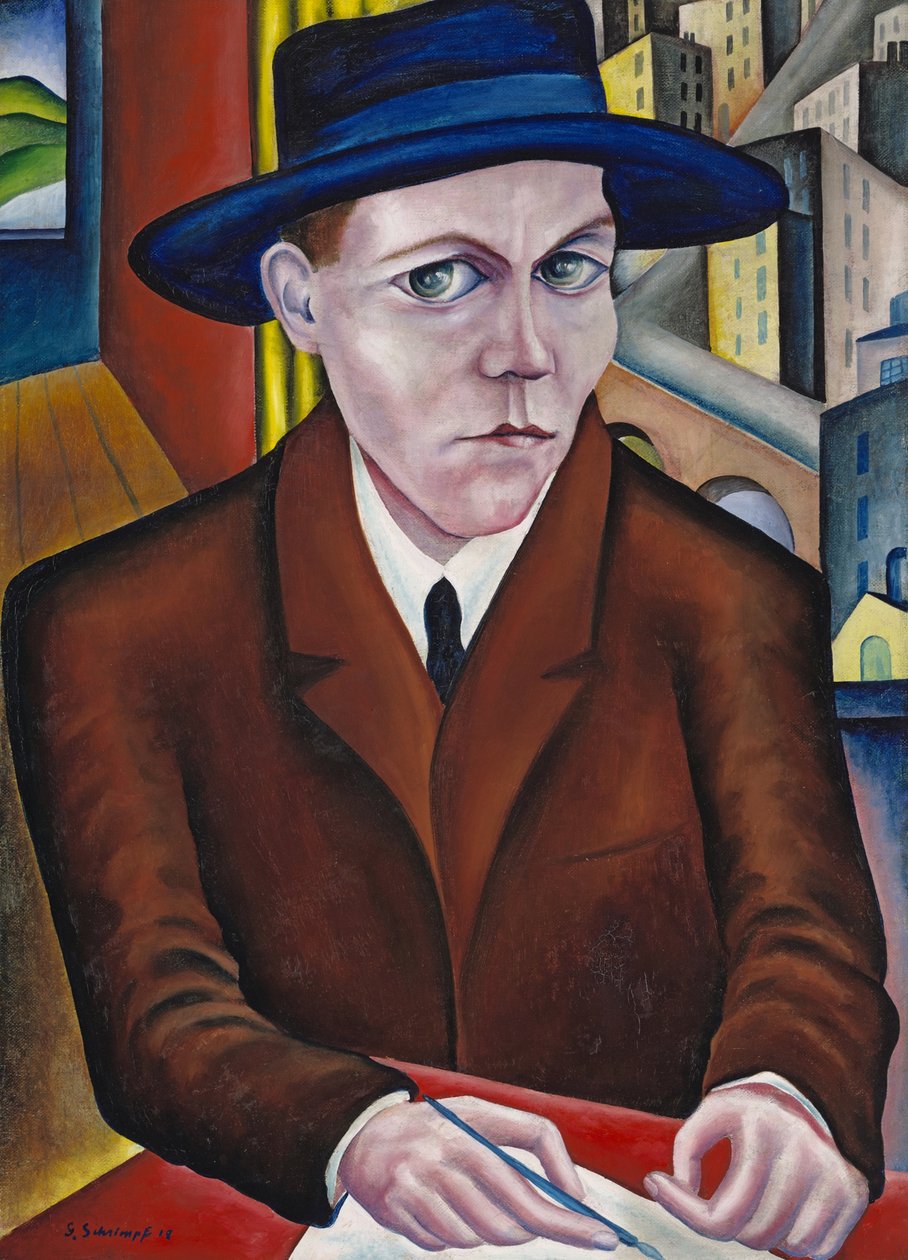 Oscar Maria Graf by Georg Schrimpf