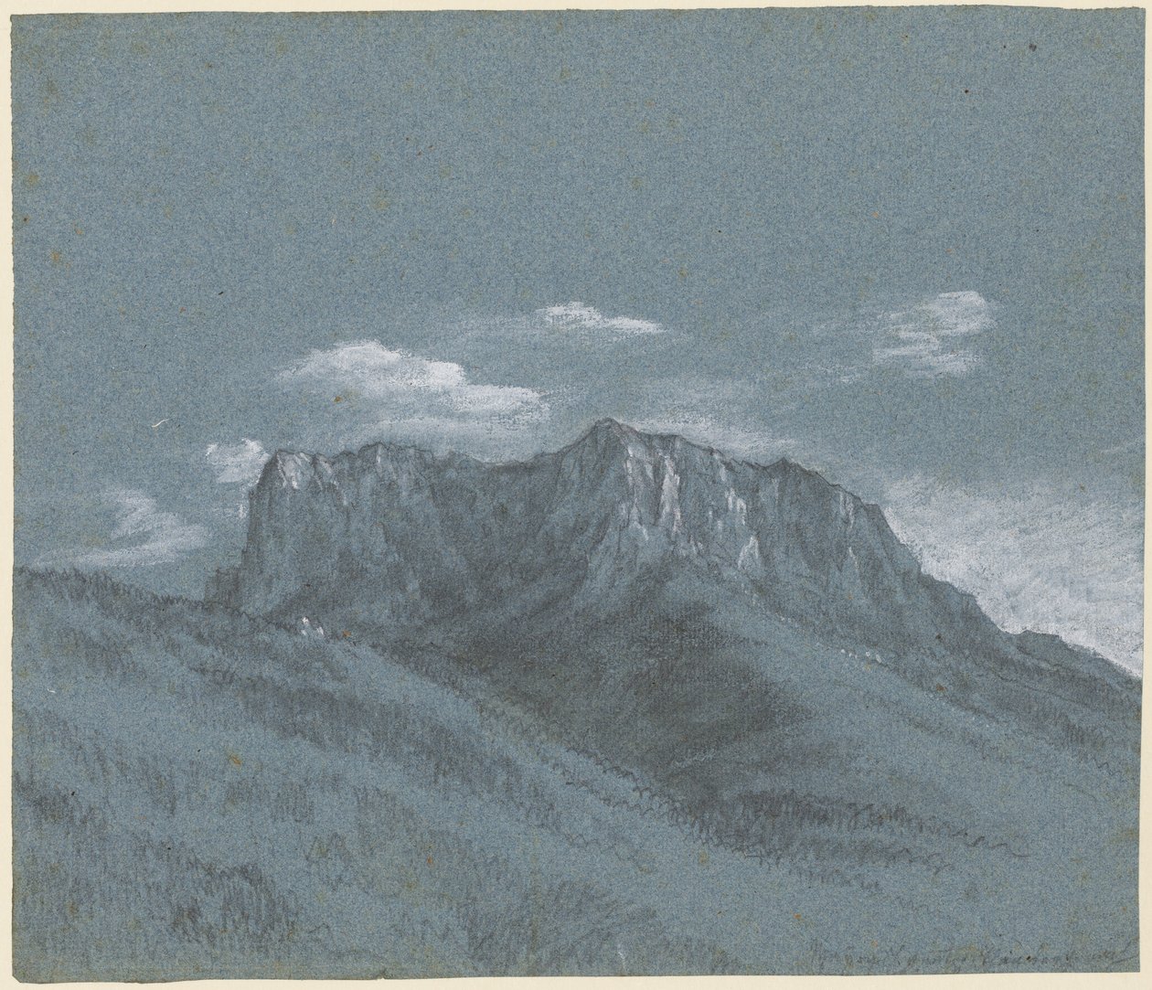 Rauschberg, c. 1800. by Georg von Dillis