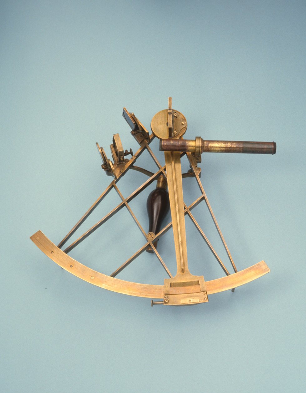 Sekstant (pirinç, ahşap ve cam) by George Adams