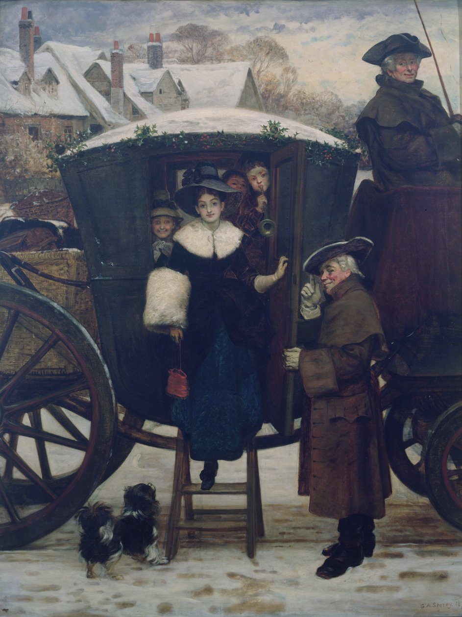 Büyükannemin Noel Ziyaretçileri by George Adolphus Storey
