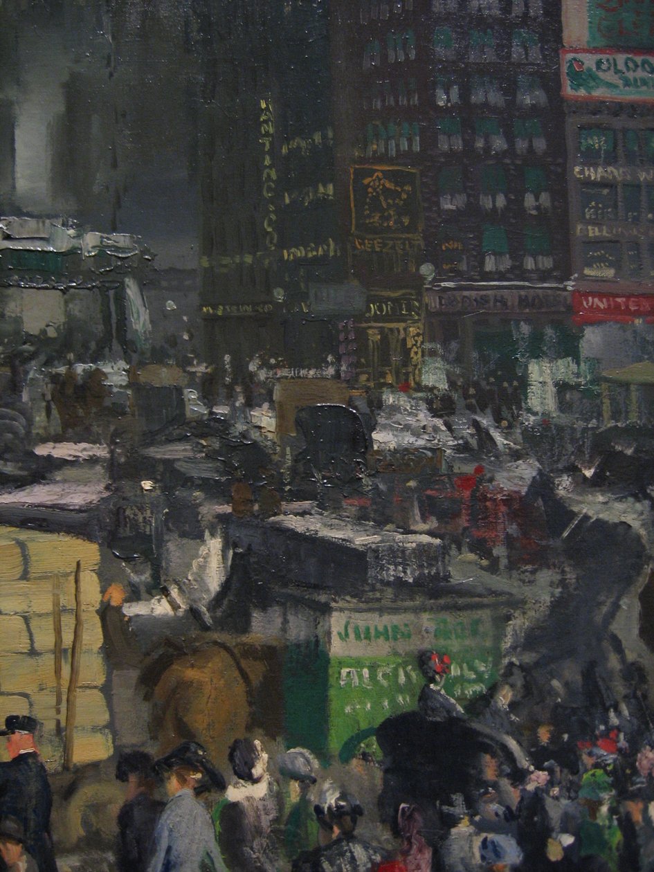 New York Ayrıntısı by George Wesley Bellows