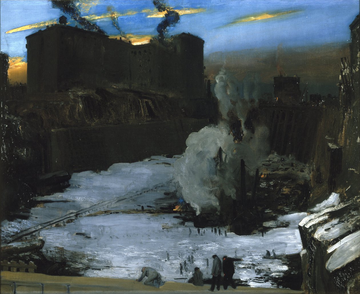 Pensilvanya İstasyon Kazısı by George Wesley Bellows