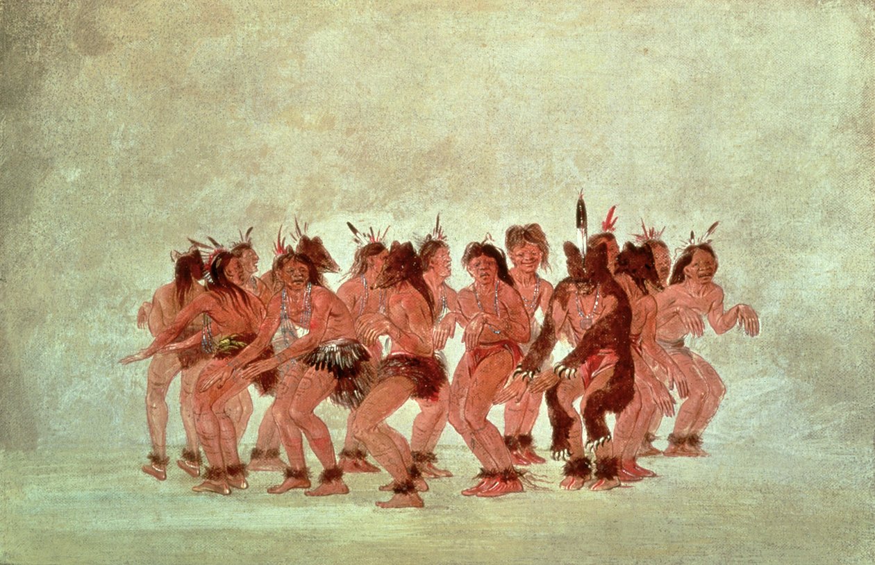 ayı dansı by George Catlin