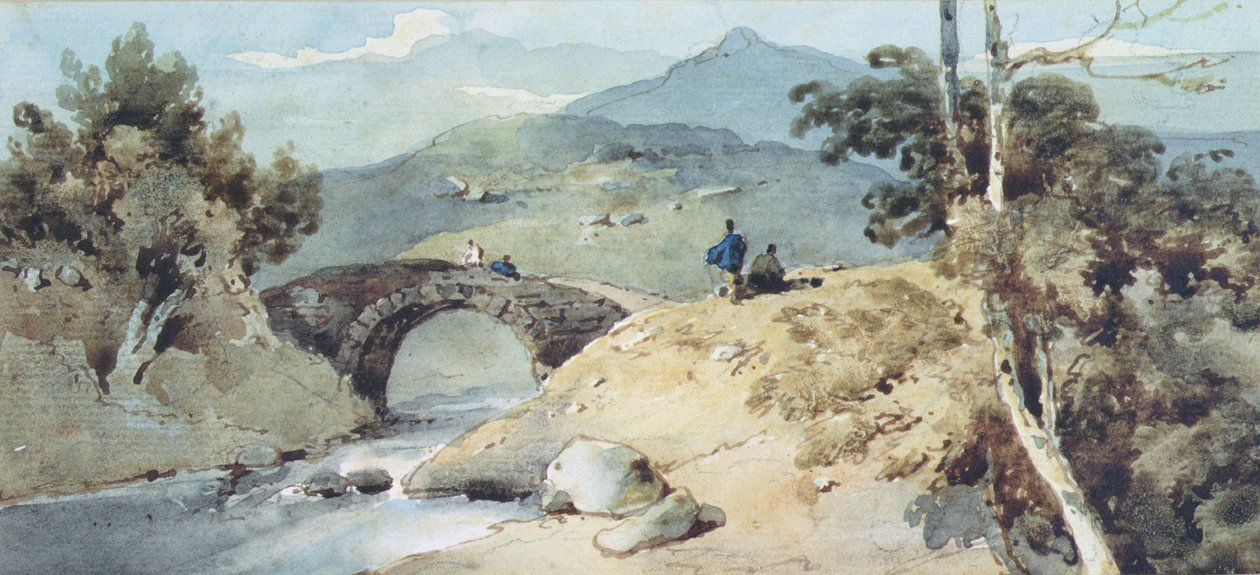 Köprülü Çin Manzarası by George Chinnery
