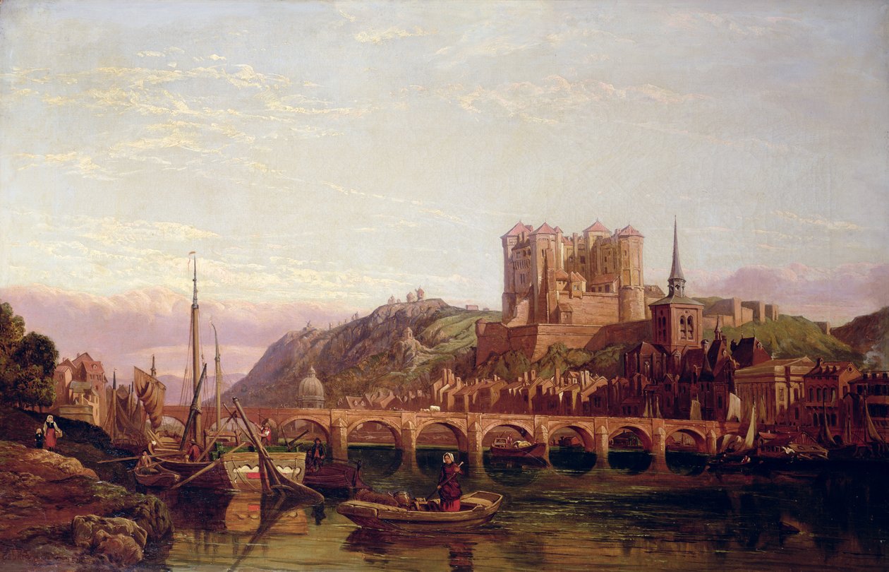 Saumur, Loire Vadisi tarafından by George Clarkson Stanfield