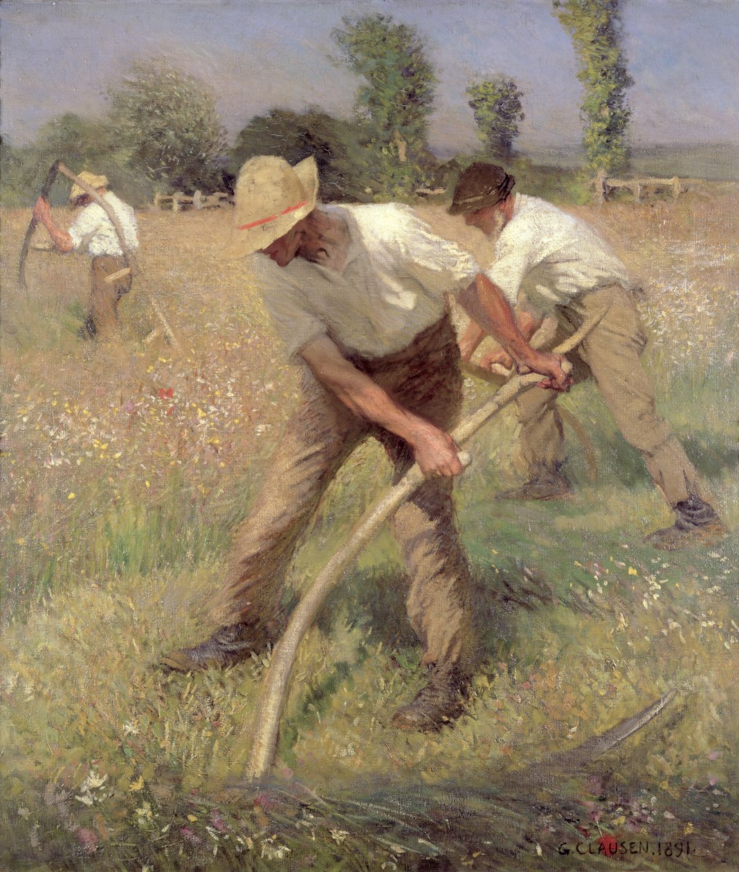 Biçme Makineleri, 1891 by George Clausen