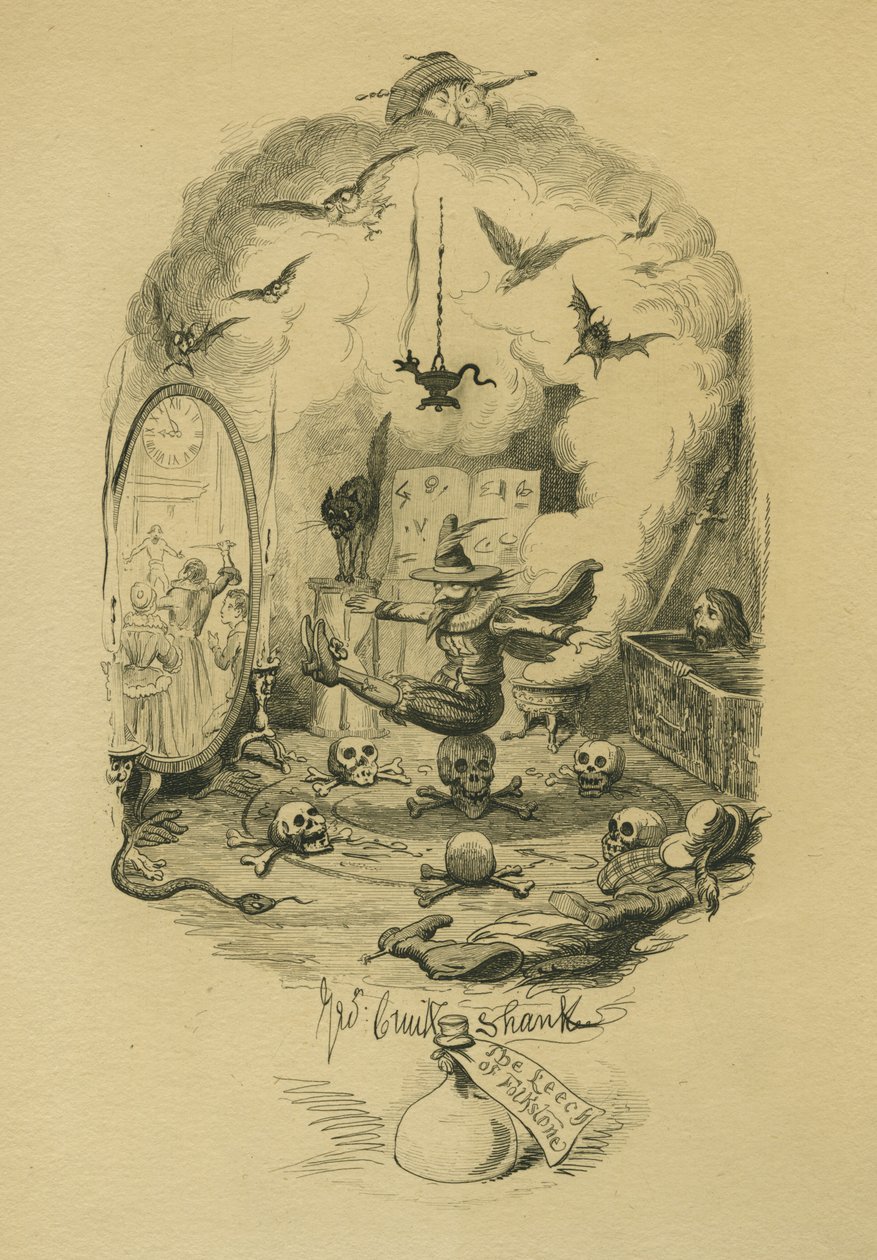 Folkestone Sülüğü by George Cruikshank