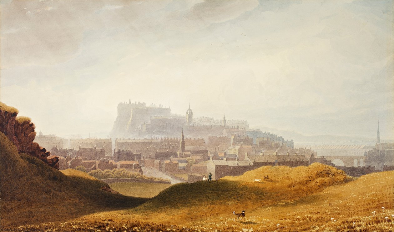 Edinburg, c.1830 by George Fennel Robson