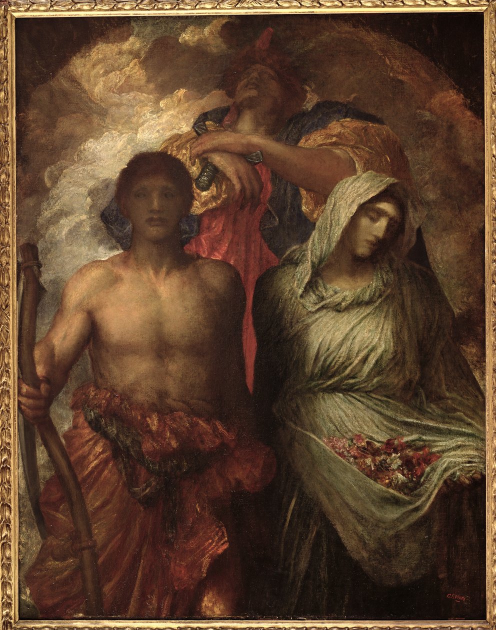 Zaman, Ölüm ve Yargı, c.1895 by George Frederick Watts