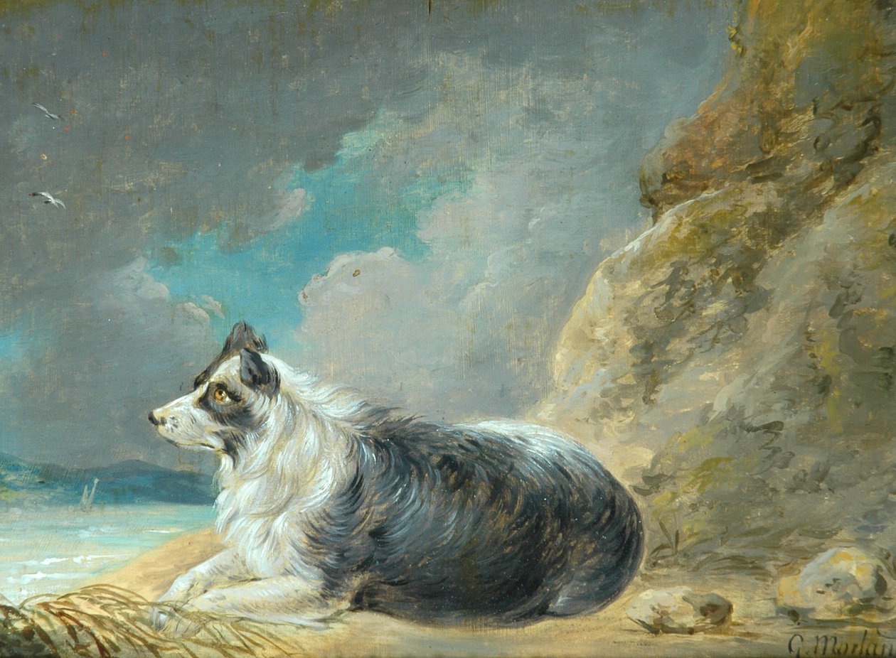 Arkadaş (ahşap panel üzerine yağ) by George Morland