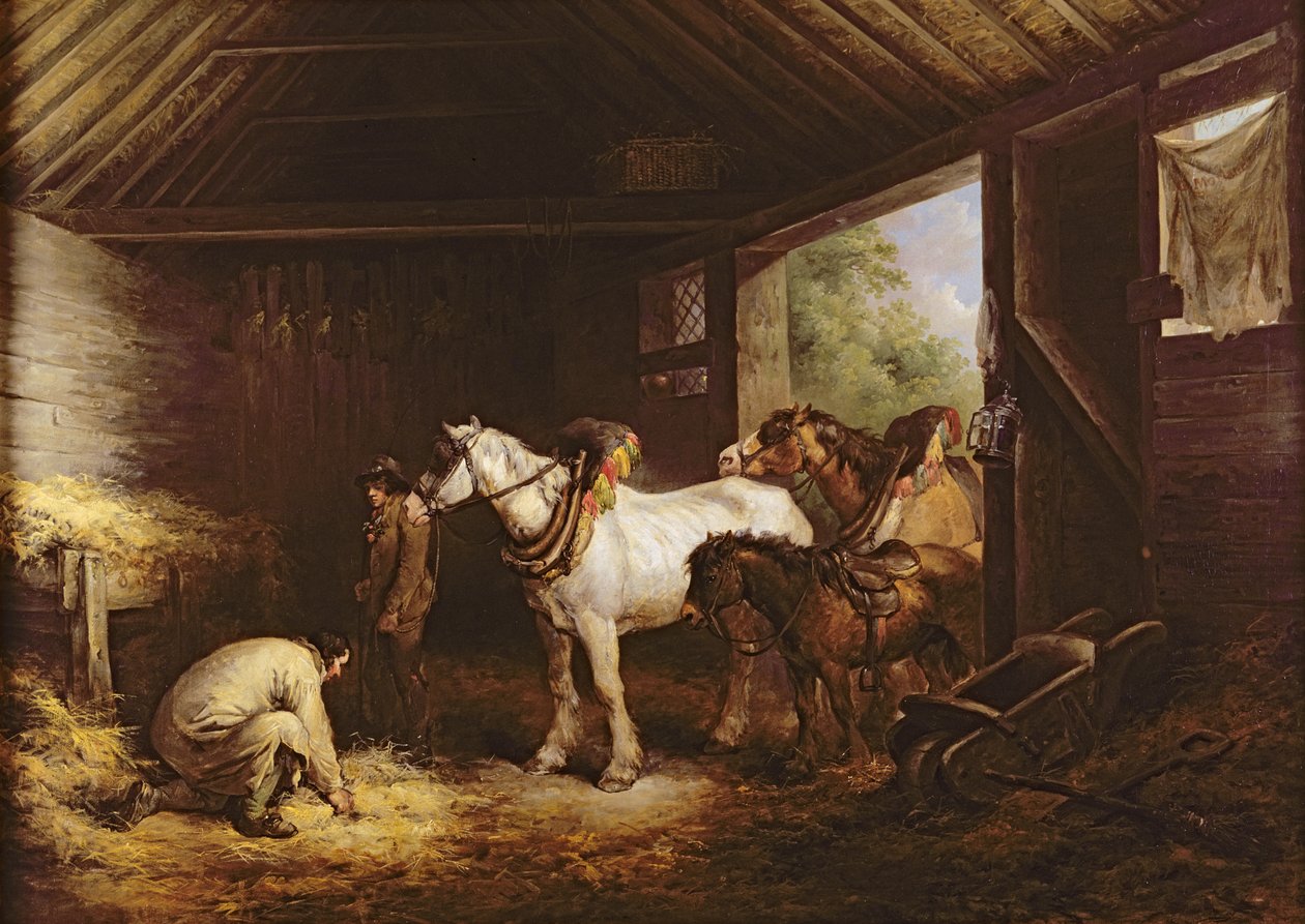 Bir Ahırın İçinde by George Morland