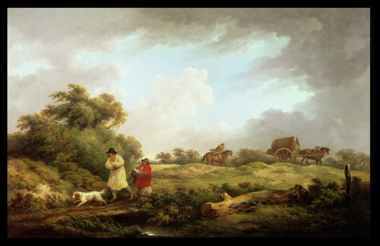 Rüzgarlı gün by George Morland