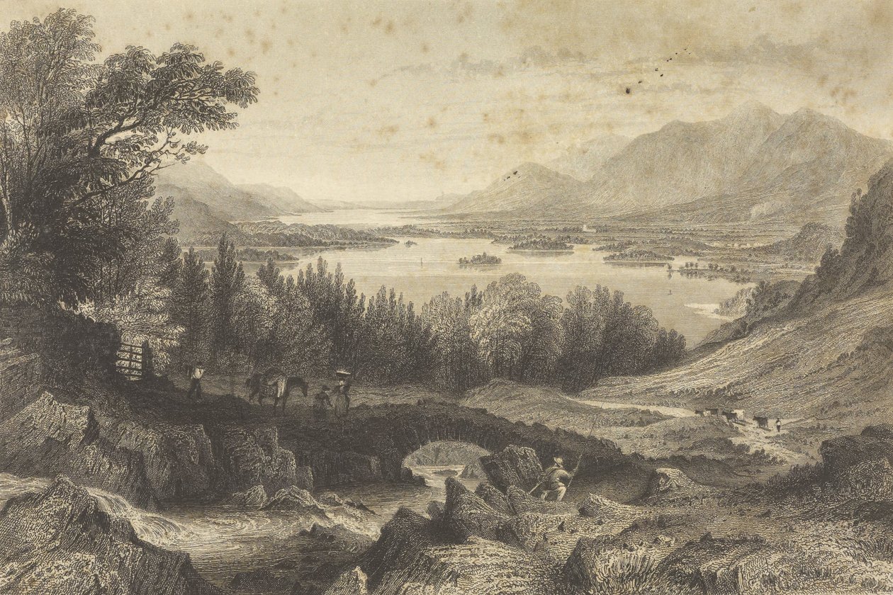 Derwent ve Bassenthwaite Gölleri, by George Pickering