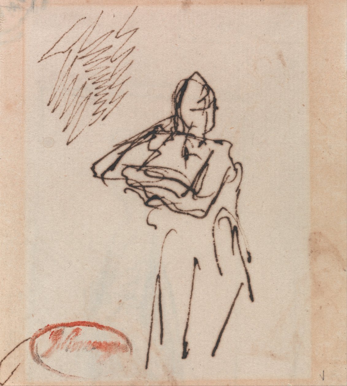 kadın figürü by George Romney