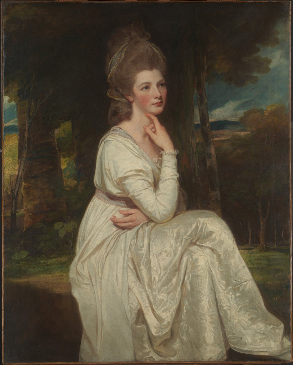 Leydi Elizabeth Hamilton (1753-1797), Derby Kontesi by George Romney