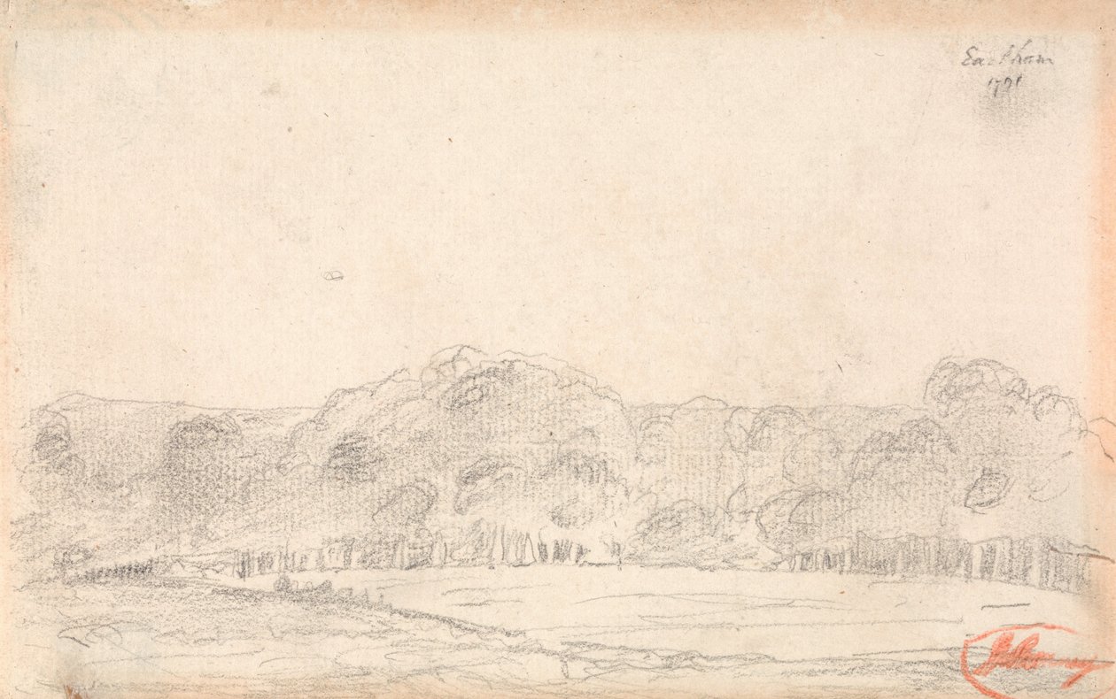 Manzara, Muhtemelen Eartham by George Romney