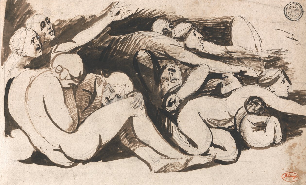hapishane sahnesi by George Romney
