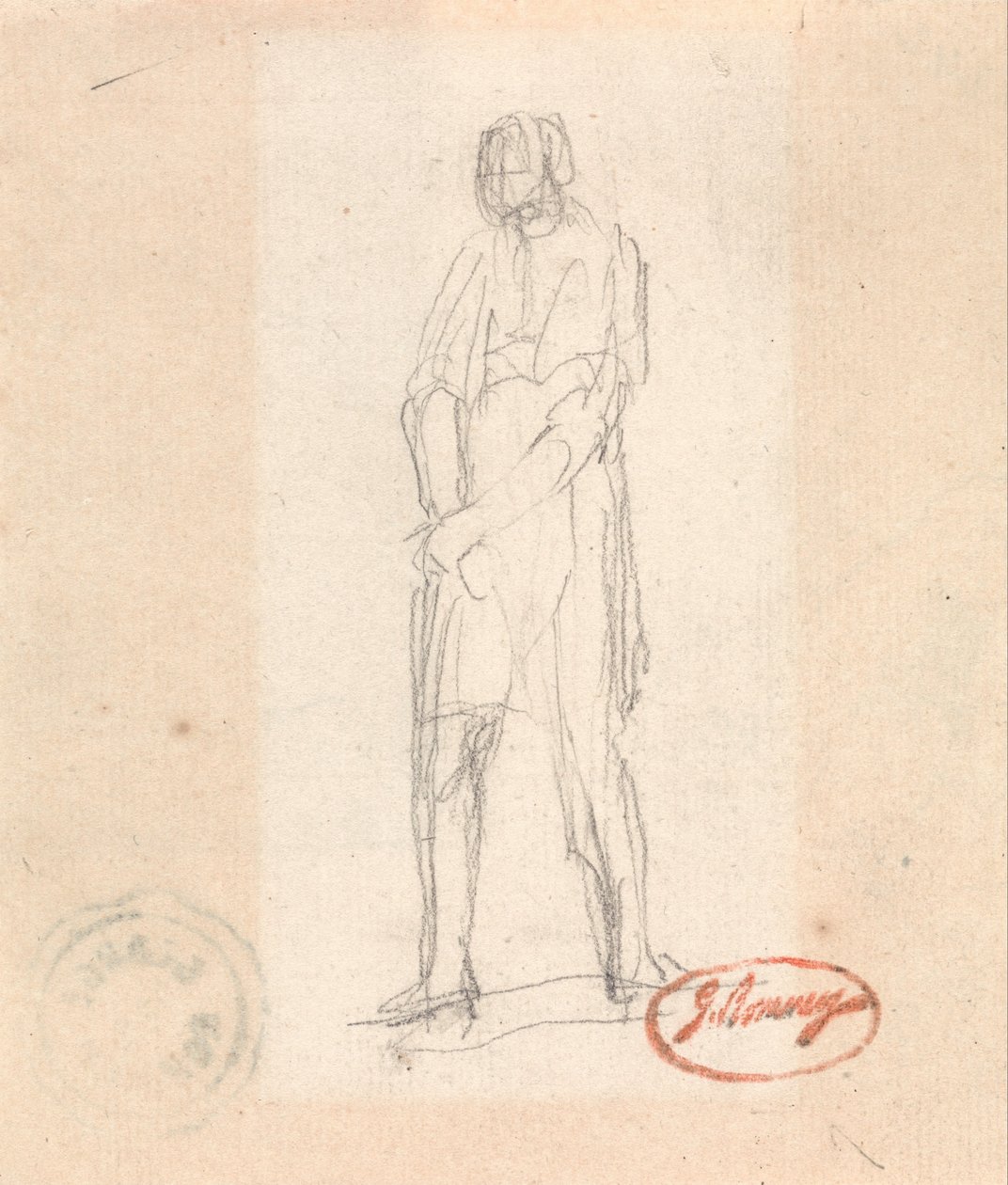 Ayakta Şekil by George Romney
