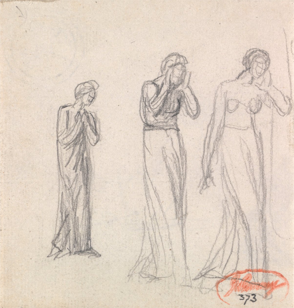 Üç Ağlayan Kadın by George Romney