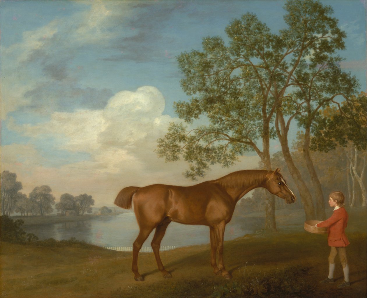 Ahır delikanlı ile balkabağı by George Stubbs