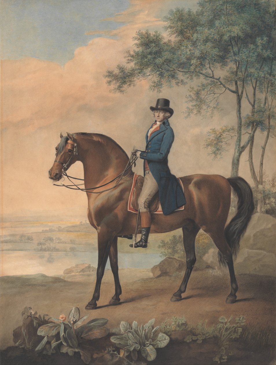 Arap Atında Warren Hastings by George Stubbs