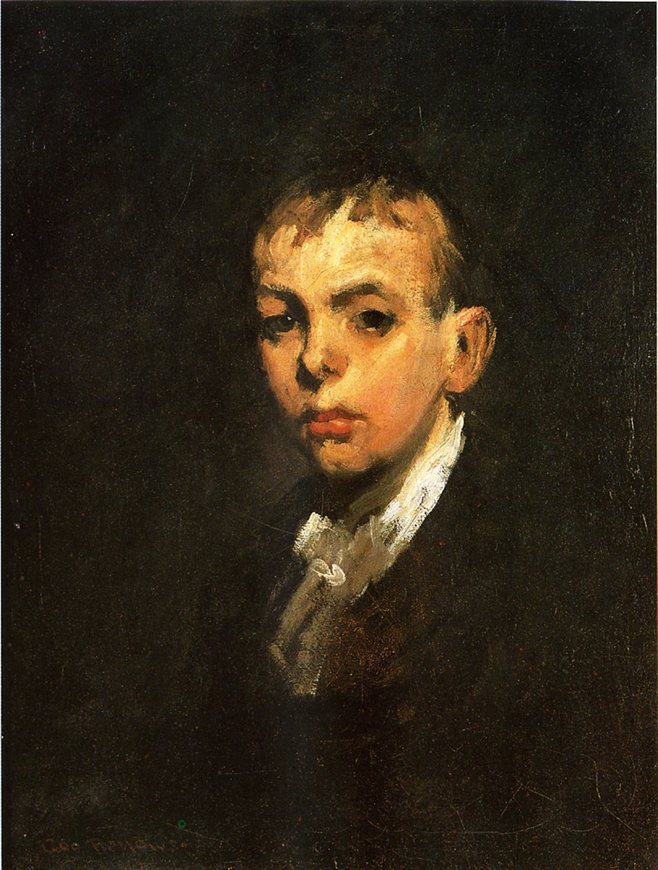 ಹುಡುಗನ ಭಾವಚಿತ್ರ, c.1905 ಟರ್ಕ್ by George Wesley Bellows