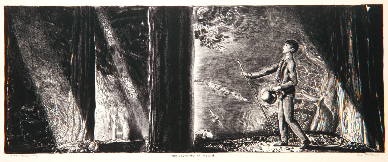 ದಿ ಜರ್ನಿ ಆಫ್ ಯೂತ್, 1923-24 ಟರ್ಕ್ by George Wesley Bellows