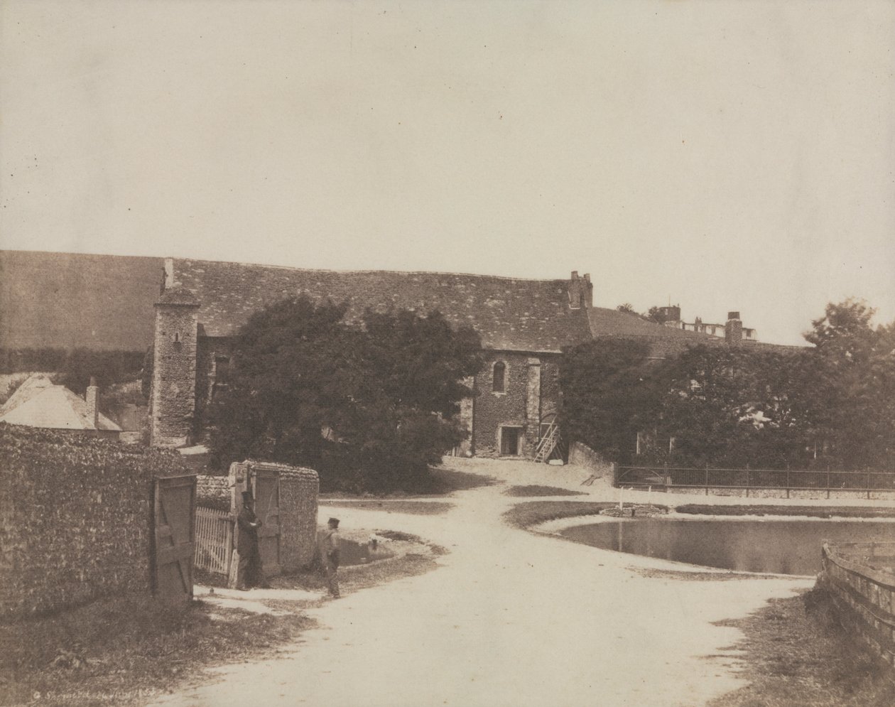 Bir Manastır, Lyminge, 1853. by George B. Shepherd
