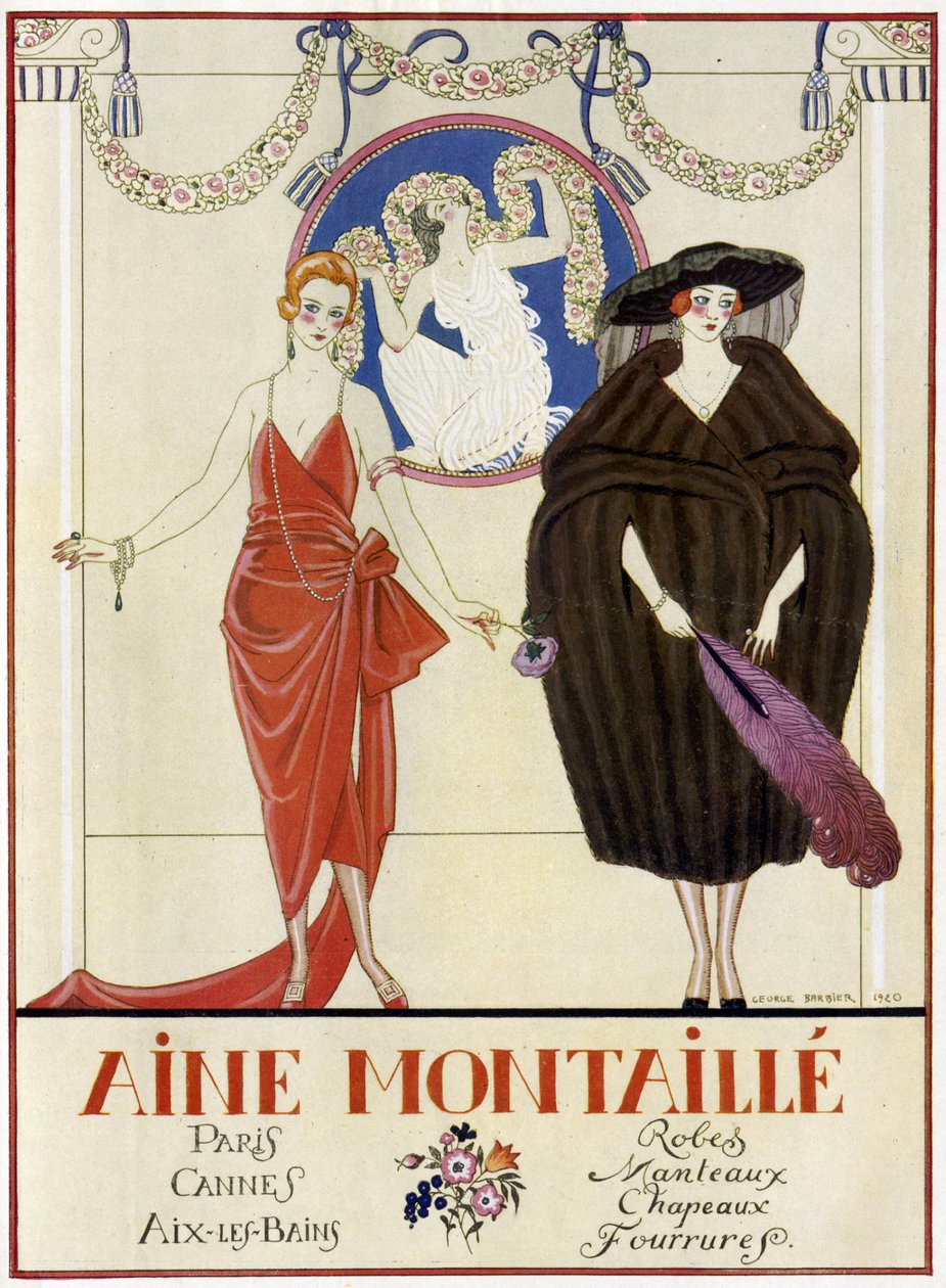 Aine-Montaille, 1920. by George Barbier